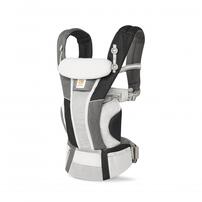 Ergobaby(エルゴベビー) OMNI Breeze グレーパッチワーク 【抱っこ紐 柔らかソフトフレックスメッシュ 対面抱き 腰抱き おんぶ 前向き抱き ミニポーチ付き 新生児～20.4kg】