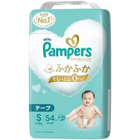 【1枚当たり35.2円】 NEW! パンパース はじめての肌へのいちばん Sサイズ（4～8kg） 54枚 【P&G テープタイプ コットンのようにふかふか】