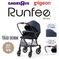 Pigeon(ピジョン) ランフィ RB3 トラッドデニム 【A型ベビーカー 限定カラー 両対面式 オート4輪 小回りシングルタイヤ 1ヶ月～3歳頃対応】 ベビーザらス限定