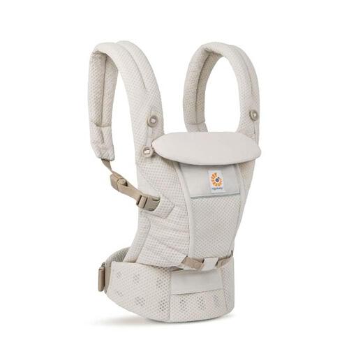 *Ergobaby(エルゴベビー) ADAPT SoftFlex ナチュラルベージュ 【抱っこ紐 メッシュ 対面抱き 腰抱き おんぶ 日よけ風よけフード 新生児～20.4kg】