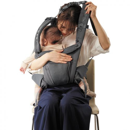 LUCKY industries(ラッキーインダストリーズ) PULUA BABY CARRIER プルアベビーキャリア チャコール 【抱っこ紐】 ベビーザらス限定