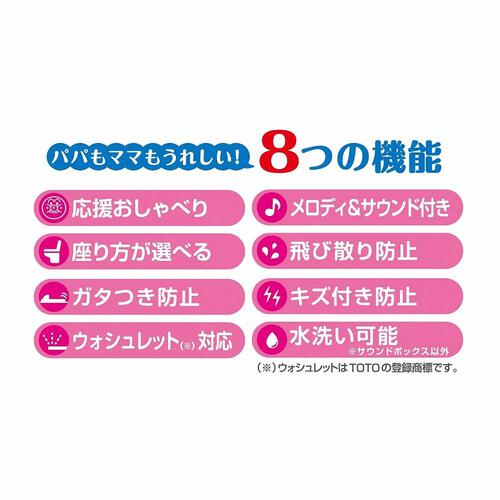 アンパンマン  3WAY補助便座 おしゃべり＋メロディ付き