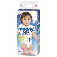 【1枚当たり43.4円】 ムーニーマン 女の子用 ビッグ（12~22kg） 38枚 【ユニ・チャーム パンツタイプ】