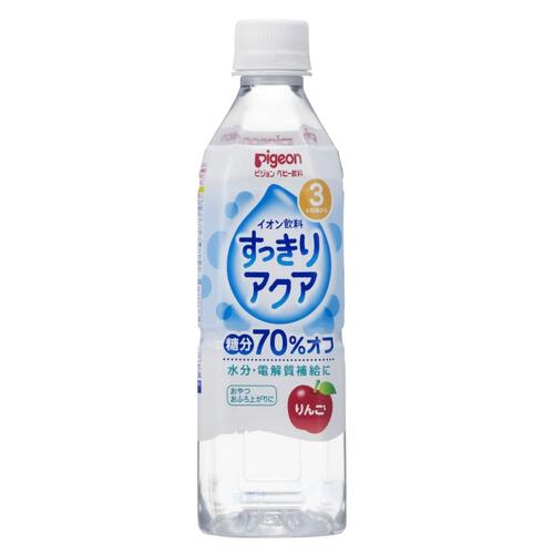 ピジョン イオン飲料すっきりアクア りんご 500ml 【3ヶ月～】