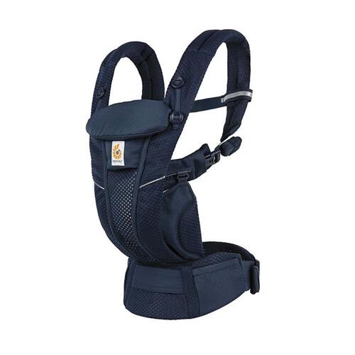 Ergobaby(エルゴベビー) OMNI Breeze ミッドナイトブルー 【抱っこ紐 柔らかソフトフレックスメッシュ 対面抱き 腰抱き おんぶ 前向き抱き ミニポーチ付き 新生児～20.4kg】