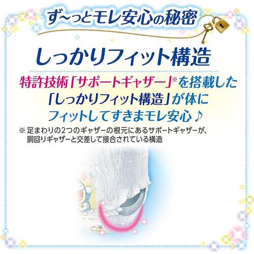 【1枚当たり26.9円】 マミーポコ パンツ ビッグ（12～22kg） 108枚（36枚×3パック） 【ユニ・チャーム パンツタイプ ドラえもんデザイン】 ベビーザらス限定