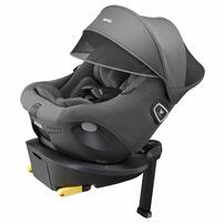 Aprica(アップリカ) ISOFIX クルリラ プライト ナイトグレー 【チャイルドシート ISOFIX固定 R129適合 回転型 回しやすいサイドターンレバー ひろびろシート 新生児～4歳頃まで】