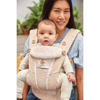 *Ergobaby(エルゴベビー) OMNI Breeze クリームフラワー 【抱っこ紐 日本限定デザイン 柔らかソフトフレックスメッシュ 対面抱き 腰抱き おんぶ 前向き抱き ミニポーチ付き 新生児～20.4kg】