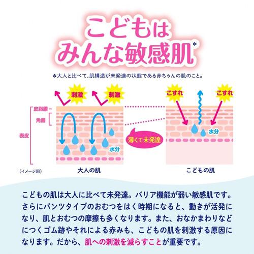 【1枚当たり24.3円】 グ～ンプラス 肌快適設計 Mサイズ（6～12kg） 66枚 【大王製紙 パンツタイプ】